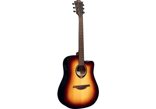 Guitares & co - GUITARES ACOUSTIQUES - 6 CORDES - Lâg - GLA T70DCE-BRB - Royez Musik