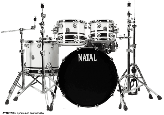 Batteries & Percussions - BATTERIES ACOUSTIQUES - Natal - PNA KTW-T20-WBK1 - Royez Musik