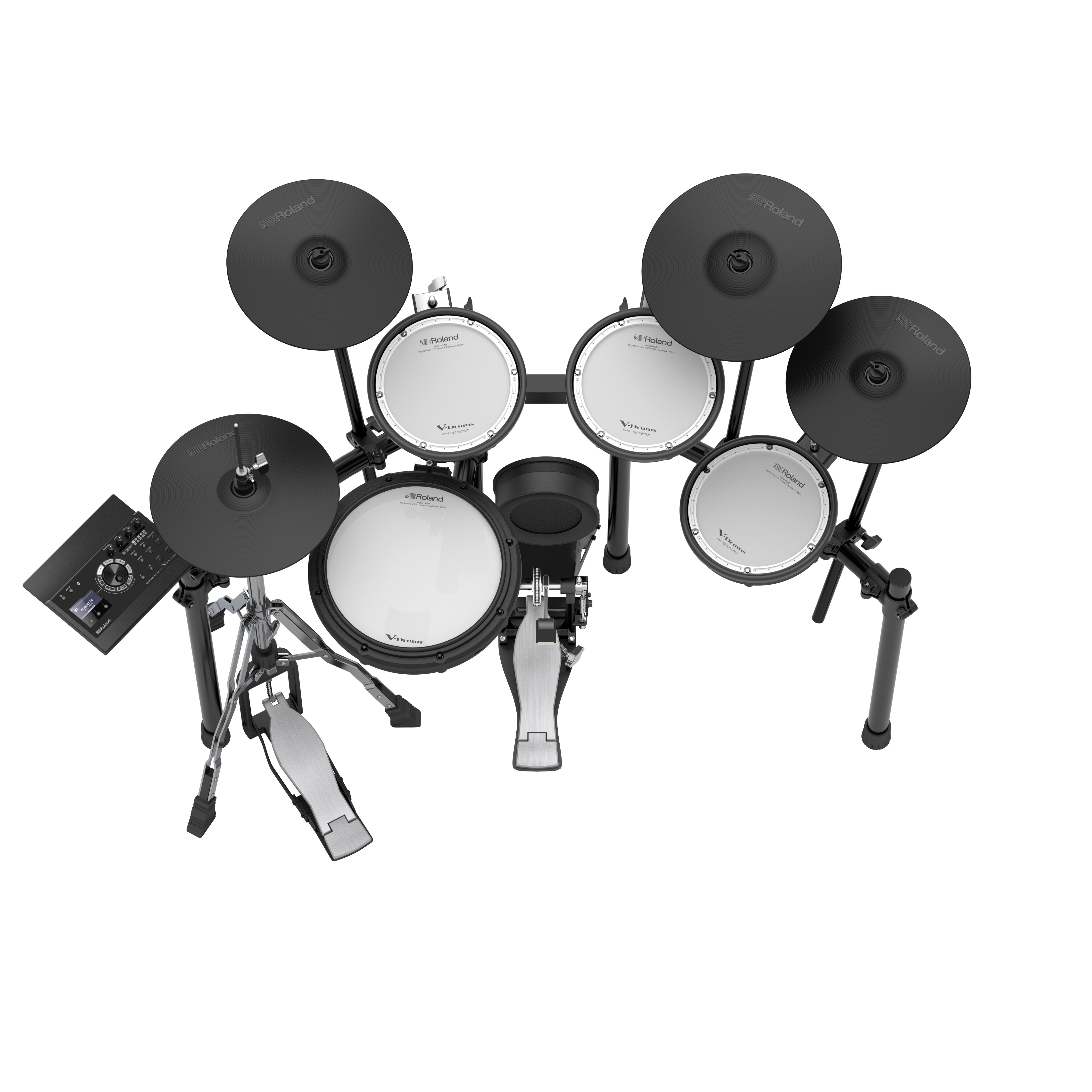 Rockible Support Batterie Percussions Électroniques - Collier Serrage Tuyau T Et Transversal