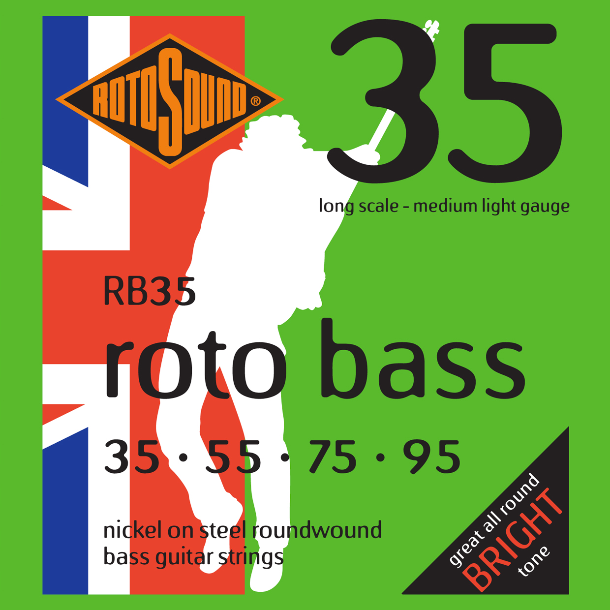 Cordes - CORDES GUITARES BASSES - 4 CORDES - ROTOSOUND - ROTRB35 - Royez Musik