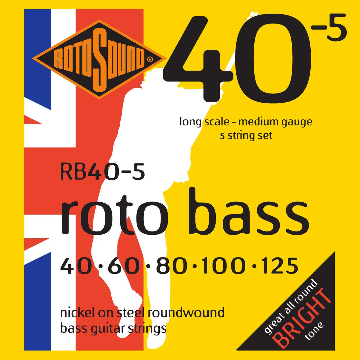 Cordes - CORDES GUITARES BASSES - 5 CORDES - ROTOSOUND - ROTRB40-5 - Royez Musik