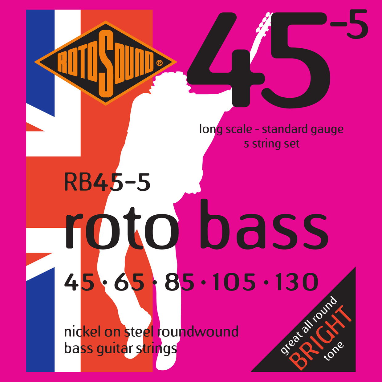 Cordes - CORDES GUITARES BASSES - 5 CORDES - ROTOSOUND - ROTRB45-5 - Royez Musik