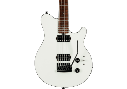 Guitares & co - GUITARES ELECTRIQUES - GUITARES SOLID BODY - STERLING BY MUSIC MAN - GSU AX3S-WH-R1 - Royez Musik