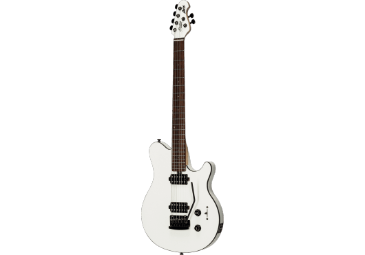 Guitares & co - GUITARES ELECTRIQUES - GUITARES SOLID BODY - STERLING BY MUSIC MAN - GSU AX3S-WH-R1 - Royez Musik