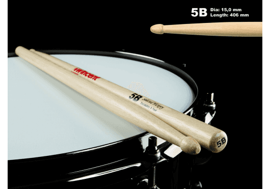 Vic Firth Baguette Batterie 5A Dual Tone American Hickory PVF 5ADT